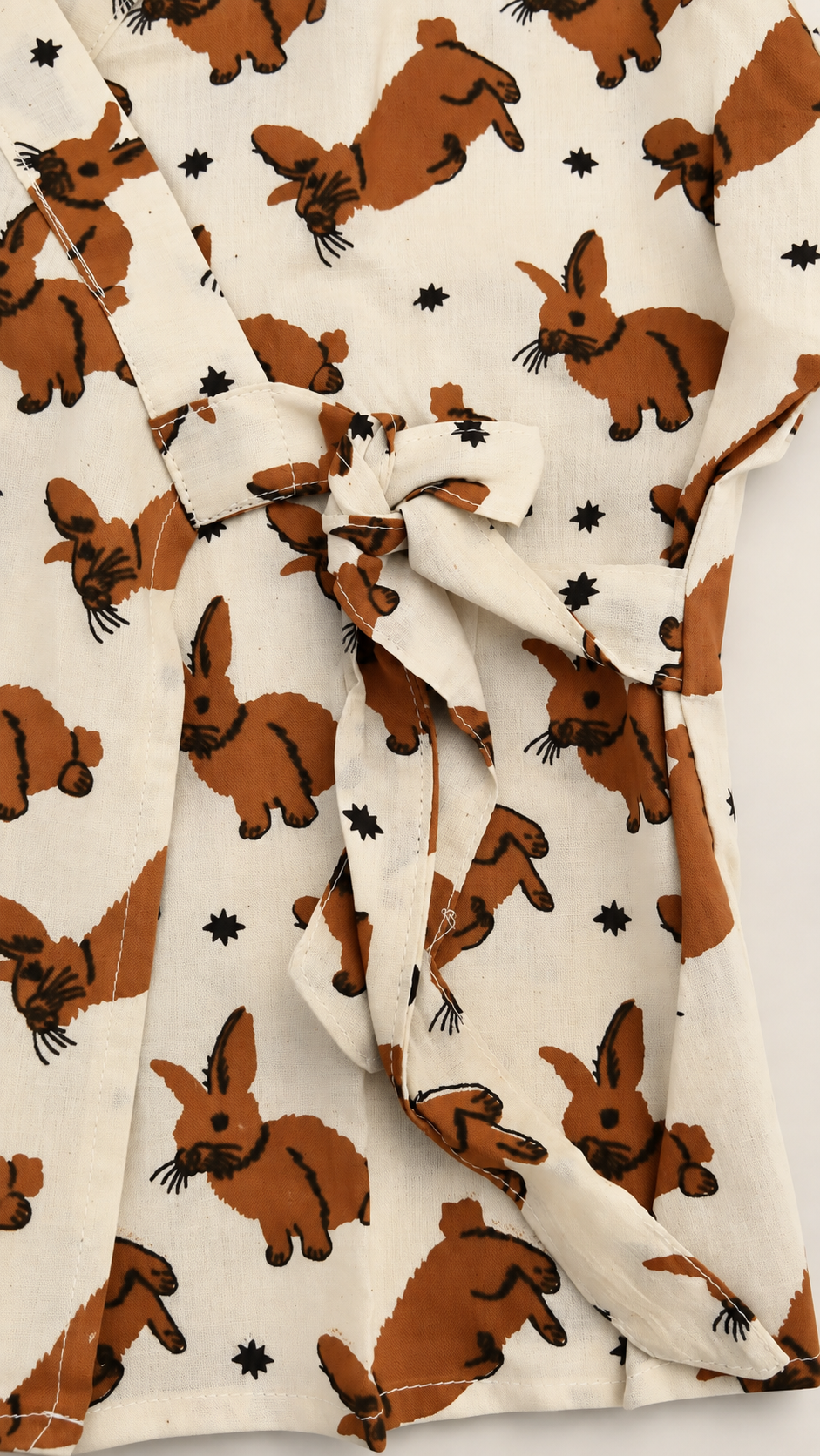 Cotton Kimono Set — Woodland Bunny