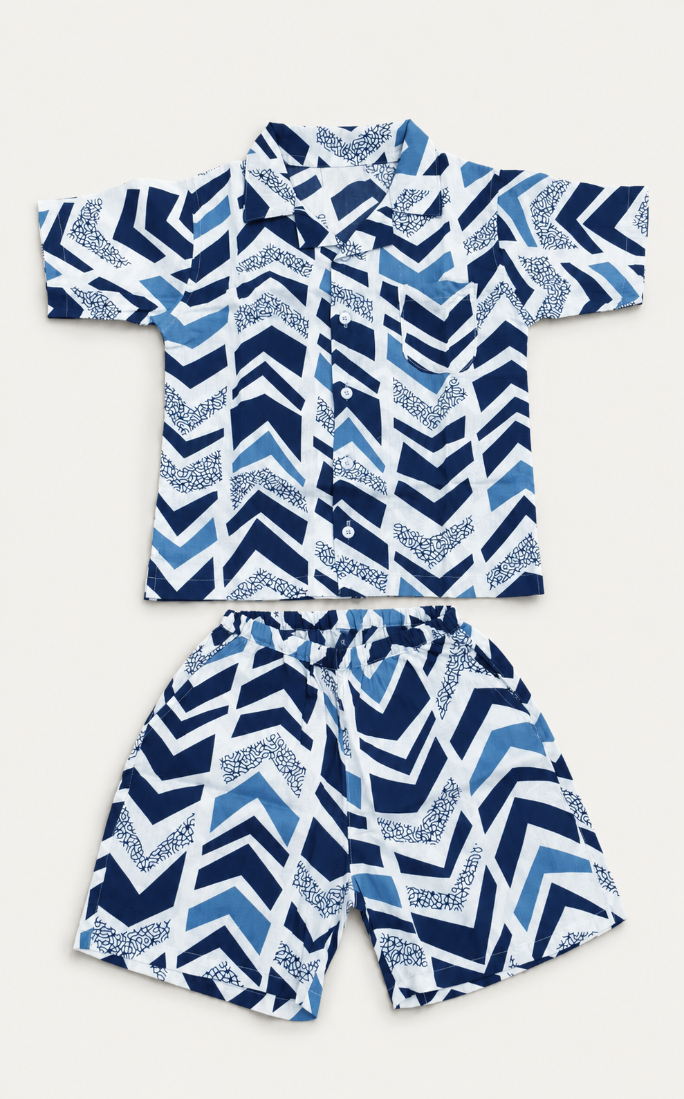 Chevron Cotton Co-Ord Set