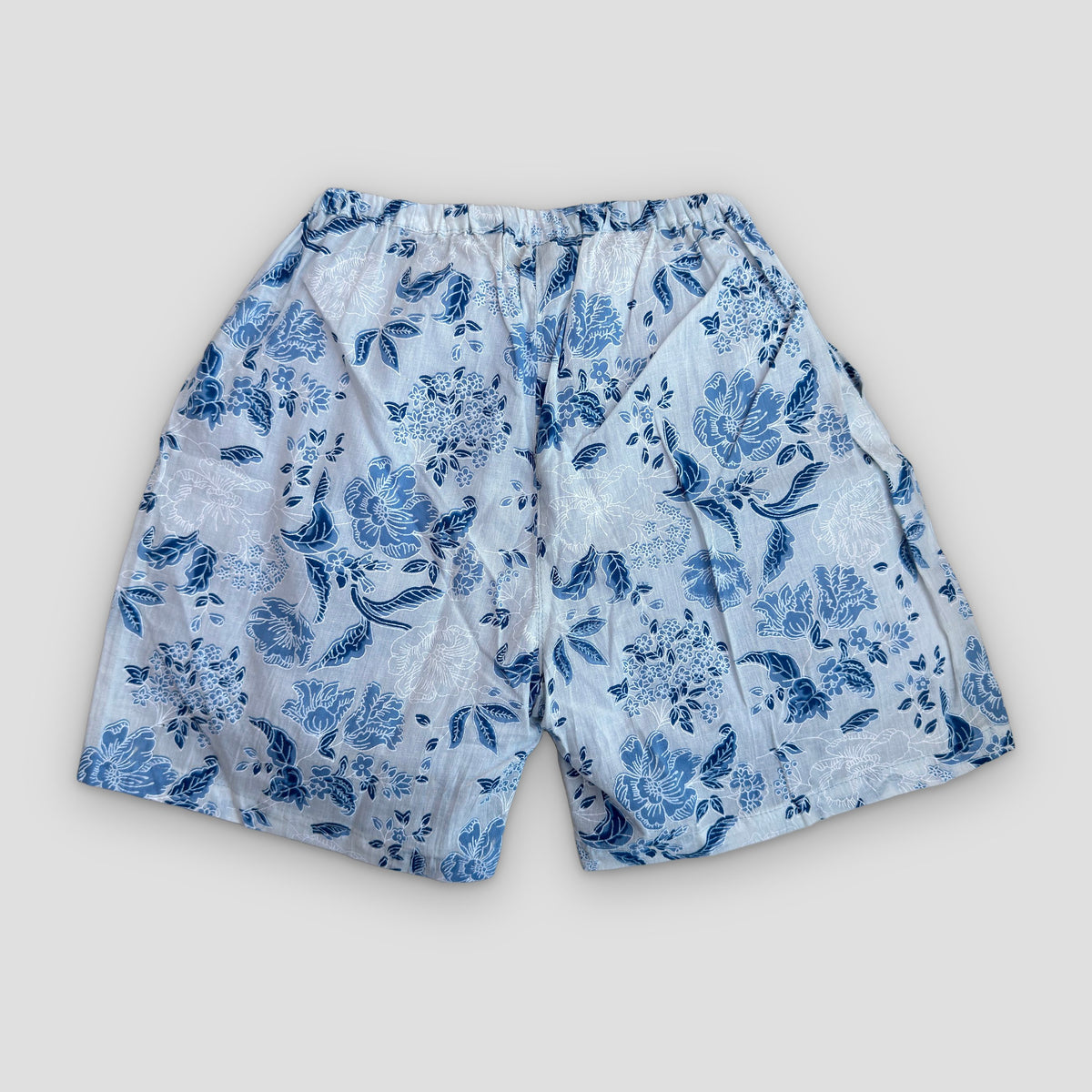 Cotton Co-Ord Set in Blue Floral, real photo