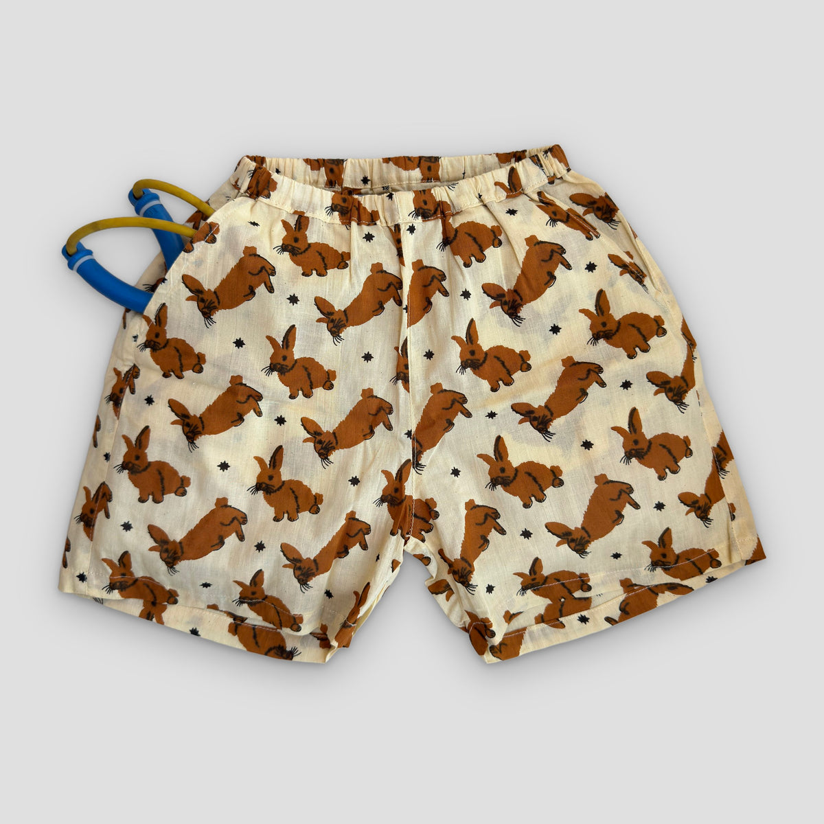 Cotton Co-Ord Set in Bunny Print, real photo