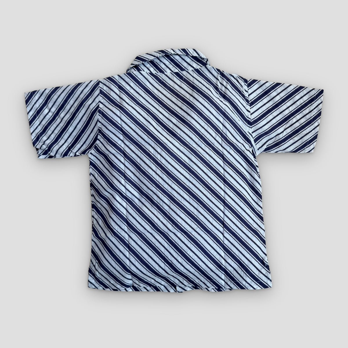 Cotton Co-Ord Set in Classic Stripe, real photo