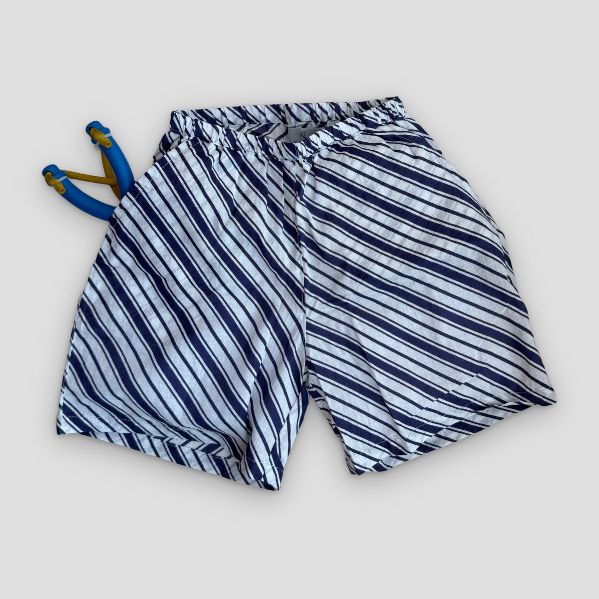 Cotton Co-Ord Set in Classic Stripe, real photo