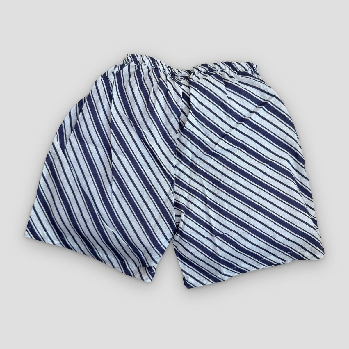 Cotton Co-Ord Set in Classic Stripe, real photo