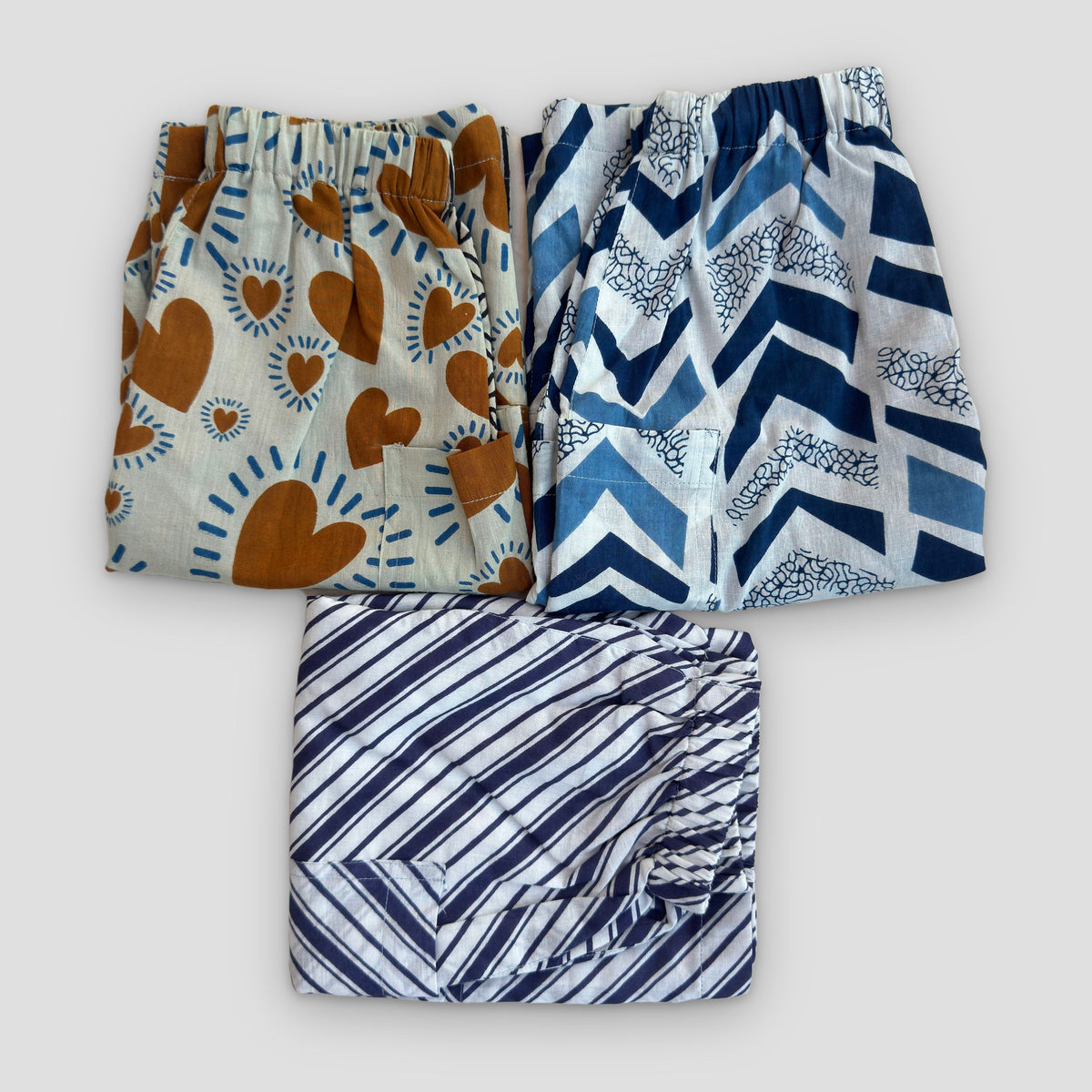 Double-layer Cotton Pant: all colour options side by side